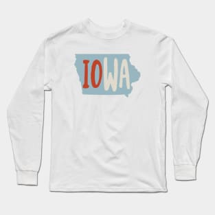 State of Iowa Long Sleeve T-Shirt